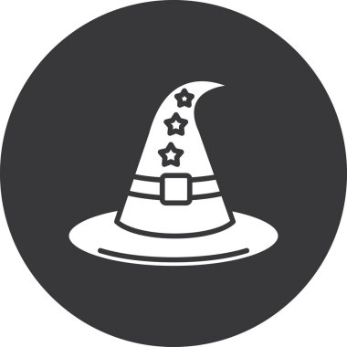 Modern şapka simgesinin vektör illüstrasyonu