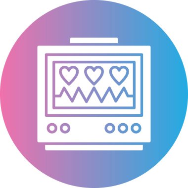 Kalbin eşsiz vektör simgesi