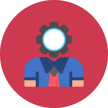 avatar erkek simgesi düz stil