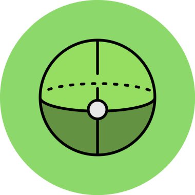 Bir pusula simgesinin vektör illüstrasyonu