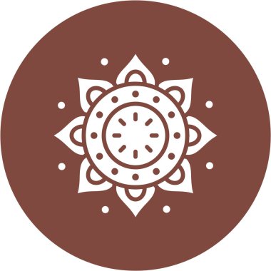 güzel süs sembolü vektör simgesi