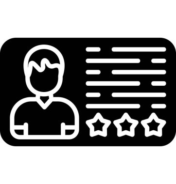 Müşteri derecelendirme simgesi vektör çizimi