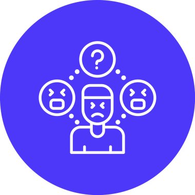 Maskeli bir adamın vektör çizimi