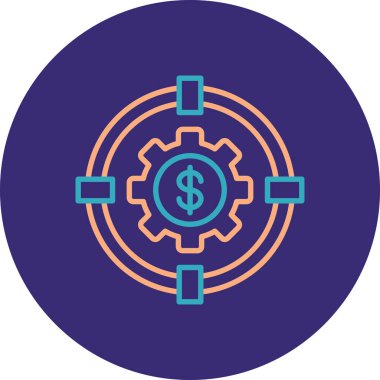 seo modern simgesinin vektör illüstrasyonu