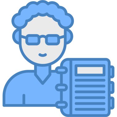 iş adamı simgesi - taslak biçimi