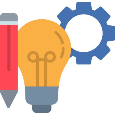 fikir web vektör simgesi