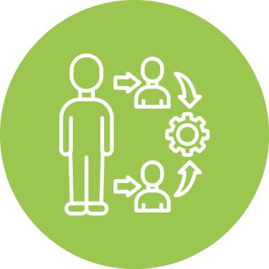 seo modern simgesinin vektör illüstrasyonu