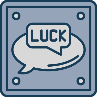 Şanslı şans modern vektör çizimi