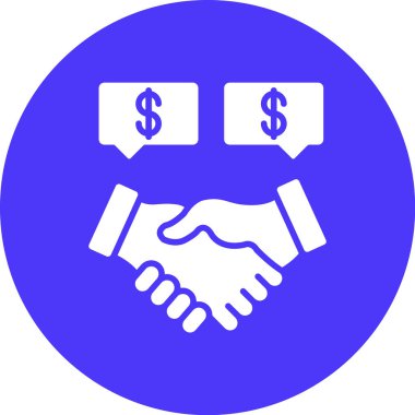 Dolar. Web simgesi basit illüstrasyon