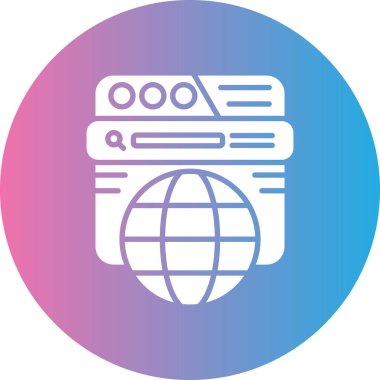 seo modern simgesinin vektör illüstrasyonu