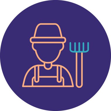 Modern simgenin vektör illüstrasyonu