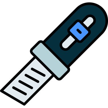 Termometre simgesi. Web için termometre vektör simgelerinin özet çizimi