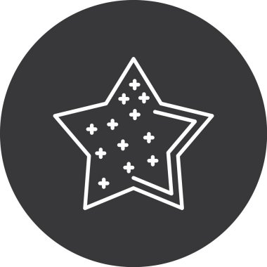 yıldız simgesi, vektör çizimi