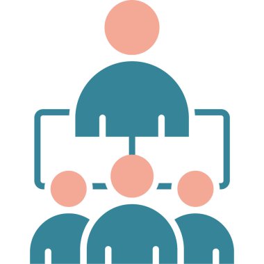 iş takımı simgesi vektör illüstrasyonu