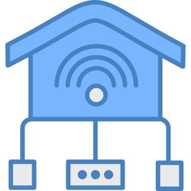 Wifi simgesi, vektör illüstrasyonu