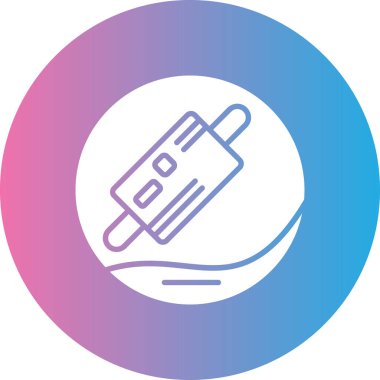 usb simge vektör illüstrasyonu