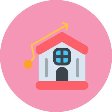 ev vektörü simgesi modern basit vektör illüstrasyonu