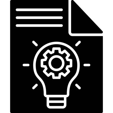 belge web simgesi, basit tasarım illüstrasyonu