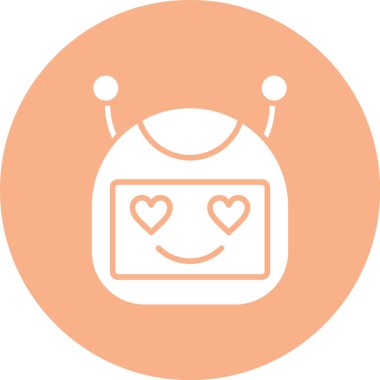 Bir robotun vektör çizimi