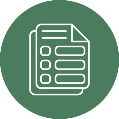 Belgenin vektör illüstrasyonu