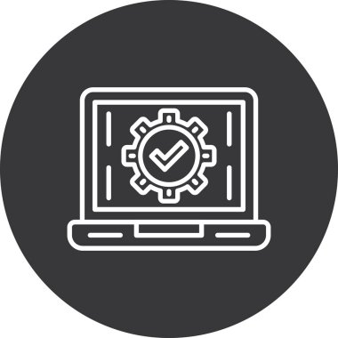 Seo simgesinin vektör illüstrasyonu