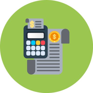 Dolar vektörü düz renk simgesi