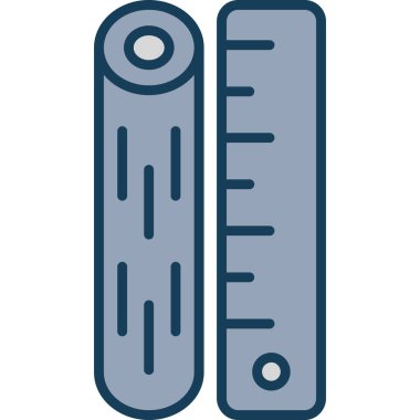 Termometre. Web simgesi basit illüstrasyon