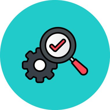 Ara. Web simgesi basit illüstrasyon