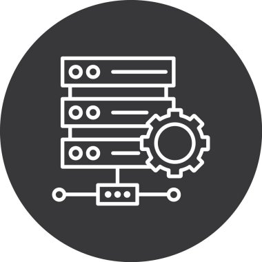 vektör sunucu illüstrasyonu