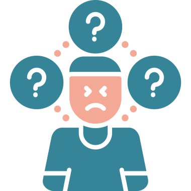 Baş simge vektör çizim