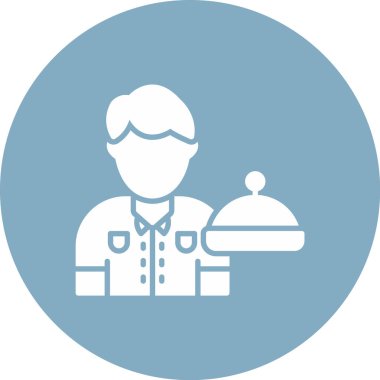 Kolayca düzenlemek veya değiştirmek garson vektör simgesi