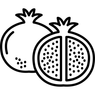 Ananas. Web simgesi basit illüstrasyon