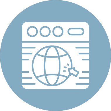 seo modern simgesinin vektör illüstrasyonu