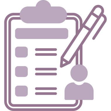 İş simgesinin vektör illüstrasyonu