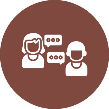 İnsan simgesinin vektör illüstrasyonu