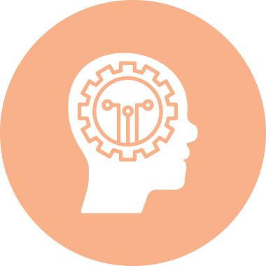 Vites düz yuvarlak vektör simgesi