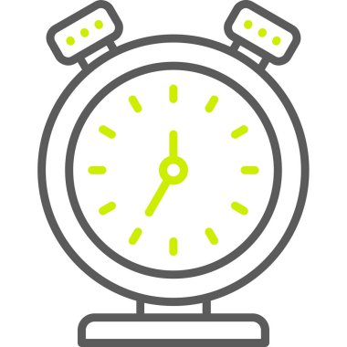 Saat simgesi. vektör illüstrasyonu