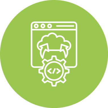 seo modern simgesinin vektör illüstrasyonu