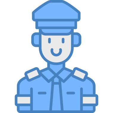 asker simgesi, vektör illüstrasyon tasarımı