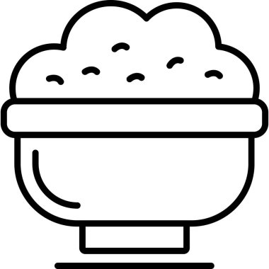 krema krema ikonu ana hatlarıyla