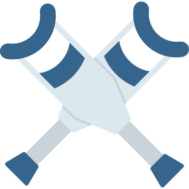 beysbol sopası simgesi, vektör illüstrasyonu