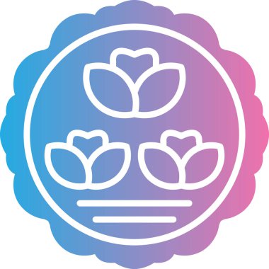 Vektör yiyecek ve sağlık simgesi