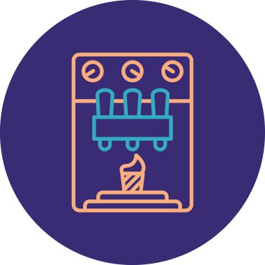 Tren simgesinin vektör illüstrasyonu