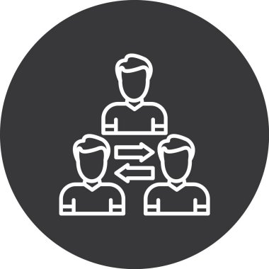 insanlar simge vektör illüstrasyonu