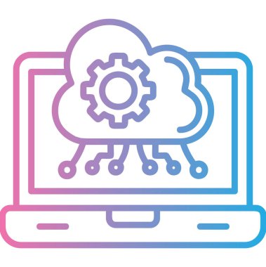 bulut hesap yapmak teknoloji simgesi