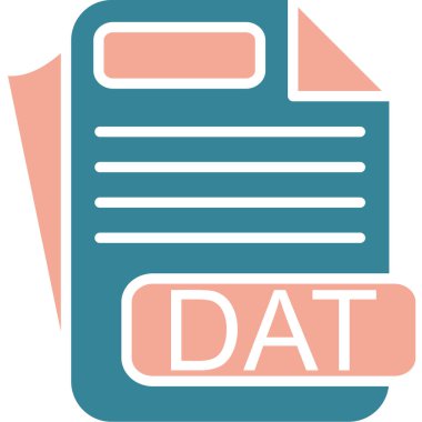 Modern dosya biçiminin vektör illüstrasyonu