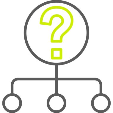 Soru işareti simgesi ile soru işareti