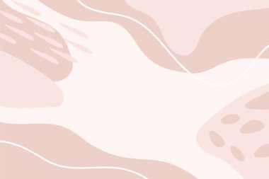 Düz dizaynlı el çizimi soyut arkaplan