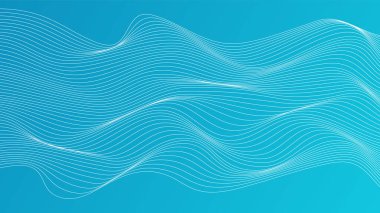 Abstract background with dynamic flowing lines