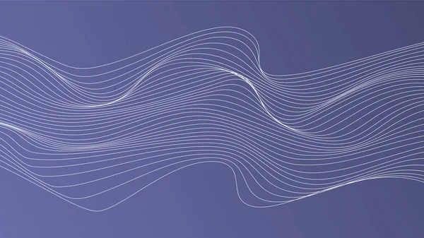 Abstract Background Dynamic Flowing Lines — Vector de stock
